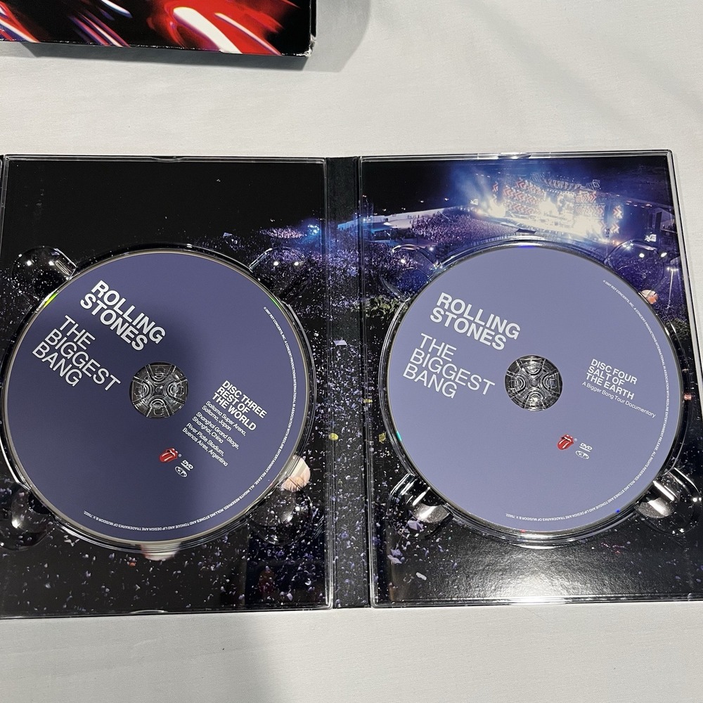 The Rolling Stones The Biggest Bang 4-Disc DVD Box Set 2007 Live Concerts - Picture 7 of 8